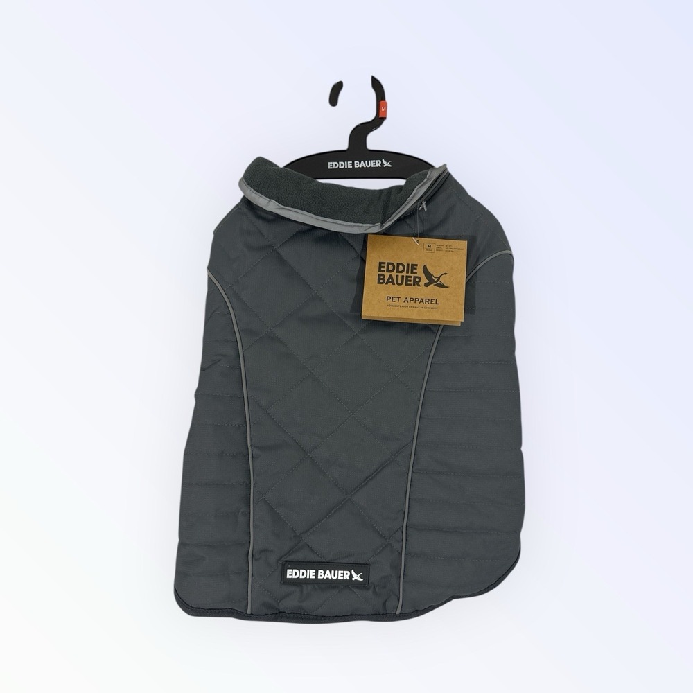 EDDIE‎ BAUER DOG JACKET MEDIUM GRAY NEW!!!